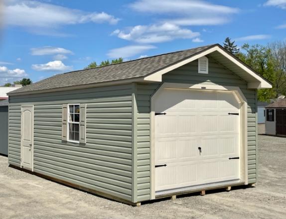 12 x 24 Vinyl Peak Garage