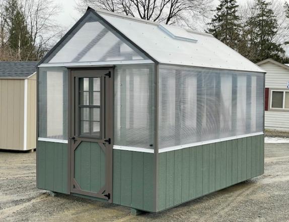 8 x 12 Greenhouse w/ high tunnel vent 