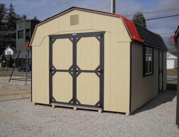 12'x20' HD Dutch Barn  w/ LP Wood Siding 